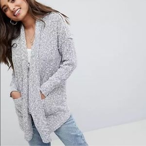 Abercrombie & Fitch Cardigan gray small